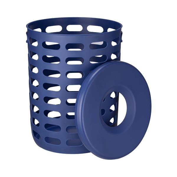 Mėlynos spalvos iš plastiko skalbinių krepšys Korie – Blomus-image-1