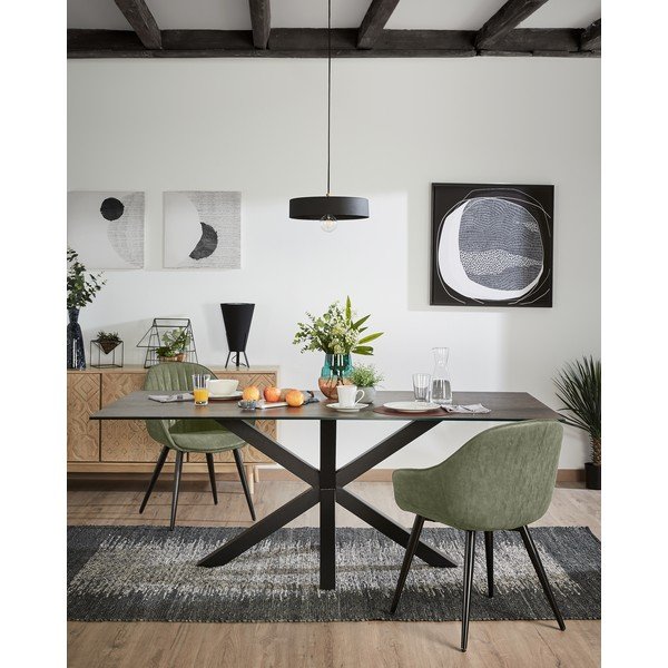 Žalia valgomojo kėdė Kave Home Herbert-image-1