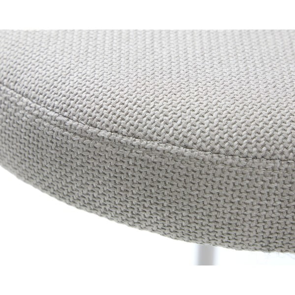 Kreminės spalvos iš metalo taburetė Pelican – Unique Furniture-image-2