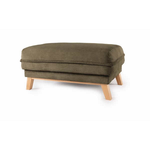 Iš kordinio velveto taburetė žalios spalvos Tori – Bonami Selection-image-2