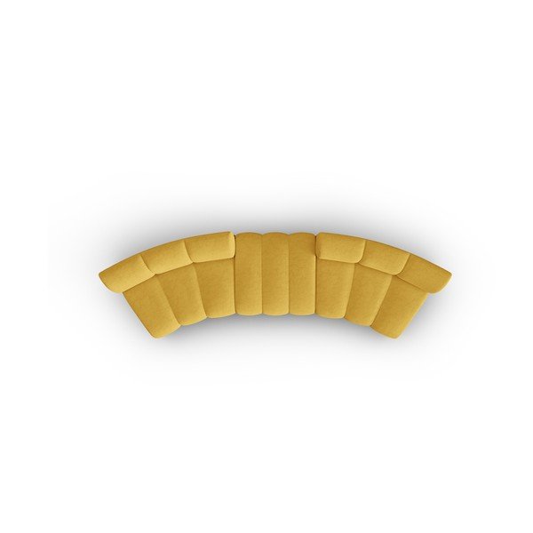 Sofa geltonos spalvos 367 cm Lupine – Micadoni Home-image-4