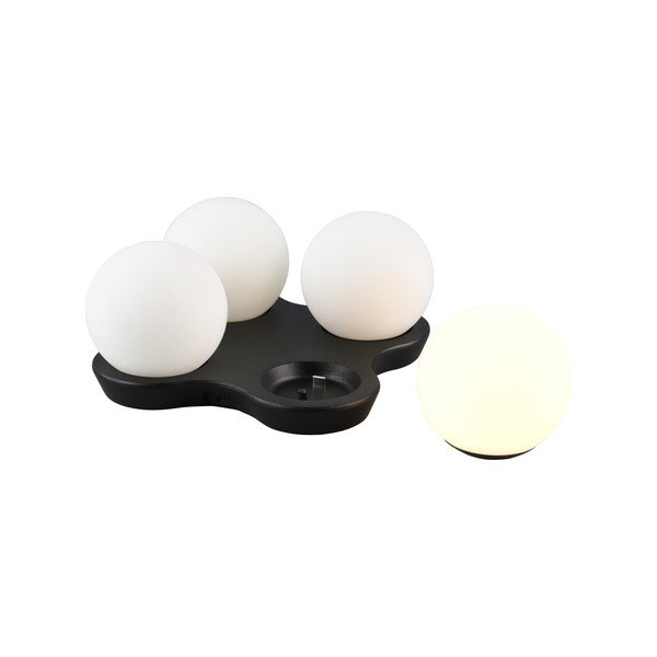 Stalinis šviestuvas juodos ir baltos spalvos LED (aukštis 9 cm) Lorna – Reality-image-1