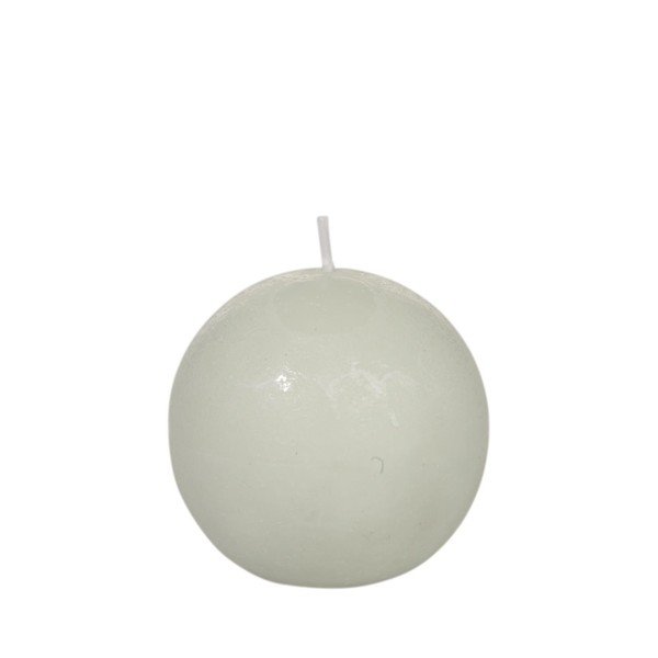 Balta rutuliuko formos žvakė J-Line Ball