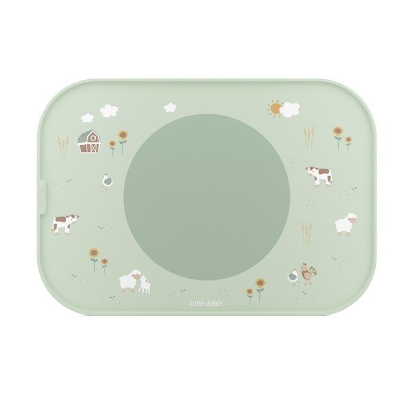 Iš plastiko/iš silikono vaikiškas padėkliukas 28x40 cm Little Farm – Mepal