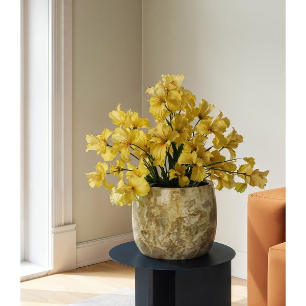 Iš keramikos rankų darbo gėlių vazono dangtelis ø 17,5 cm Calliso – Artevasi-image-2