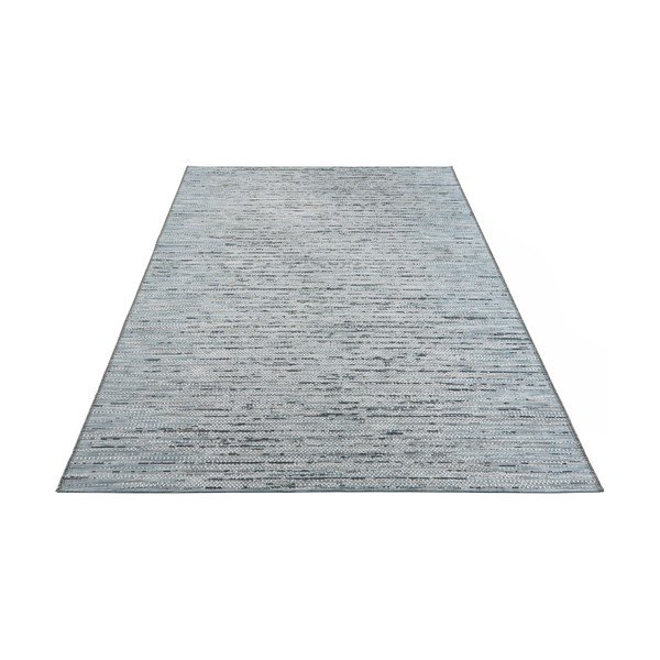 Antracito mėlynos spalvos lauko kilimas "Elle Decoration Curious Laval", 77 x 150 cm-image-1