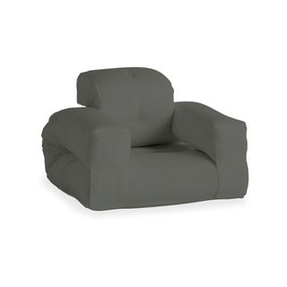 Tamsiai pilkas minkštas lauko krėslas Karup Design OUT™ Hippo