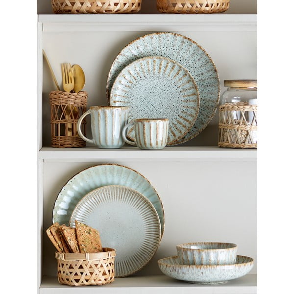 Indų rinkiniai iš molio 12 vnt. Fleur – Bloomingville-image-1