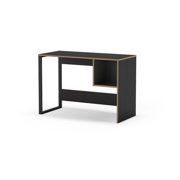 Rašomasis stalas su juodu stalviršiu 50x110 cm Lyly – Marckeric-image-3