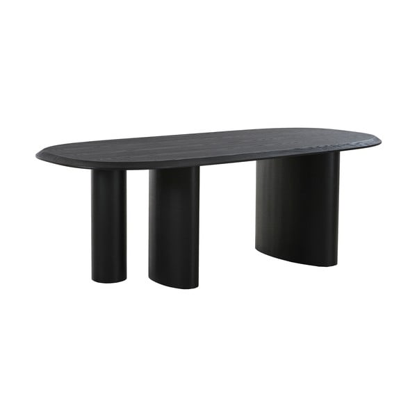 Valgomojo stalas su uosio dekoro stalviršiu 100x220 cm Tirano – House Nordic-image-3