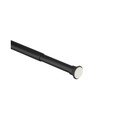 Matinės juodos spalvos dušo užuolaidų strypas 106 - 182 cm Chroma – Umbra