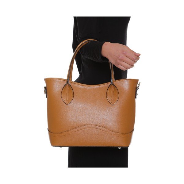 Odinė rankinė Anna Luchini 435 Cognac-image-4