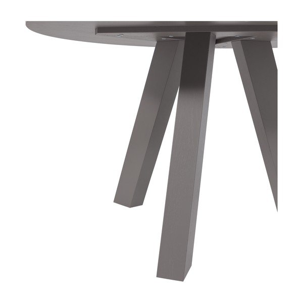 Iš ąžuolo masyvo apvalios formos valgomojo stalas ø 129 cm Rhonda – WOOOD-image-4