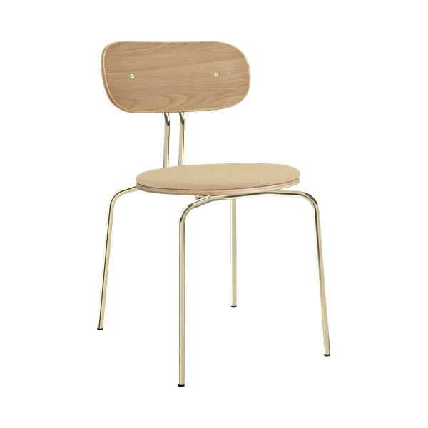 Valgomojo kėdė smėlio spalvos/auksinės spalvos Curious – UMAGE