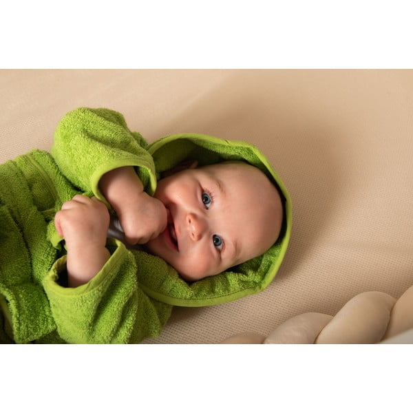 Pilkas medvilninis kūdikių chalatas 2-4 metų dydžio - Tiseco Home Studio-image-1