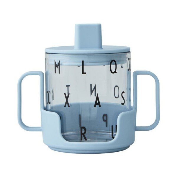 Šviesiai mėlynos vaikiškas puodelis Design Letters Grow With Your Cup