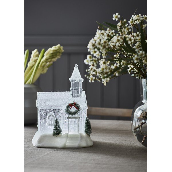 Šviečianti Kalėdų dekoracija baltos spalvos Chapelle – Markslöjd-image-2