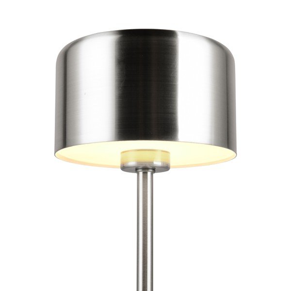Stalinis šviestuvas sidabrinės spalvos LED su pritemdymo funkcija (aukštis 30 cm) Jeff – Reality-image-1