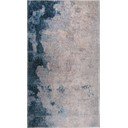 Mėlynos ir kreminės spalvos plaunamas kilimas 230x160 cm - Vitaus