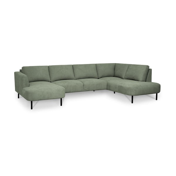Kampinė sofa žalios spalvos (su dešiniuoju kampu/„U“ formos) Hero – Scandic-image-2