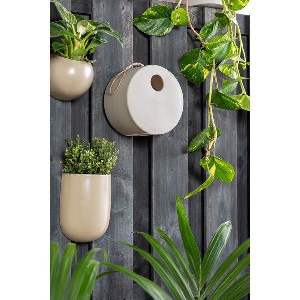 Pilkas keramikinis paukščių namelis PT LIVING Bird, ø 20 cm-image-1