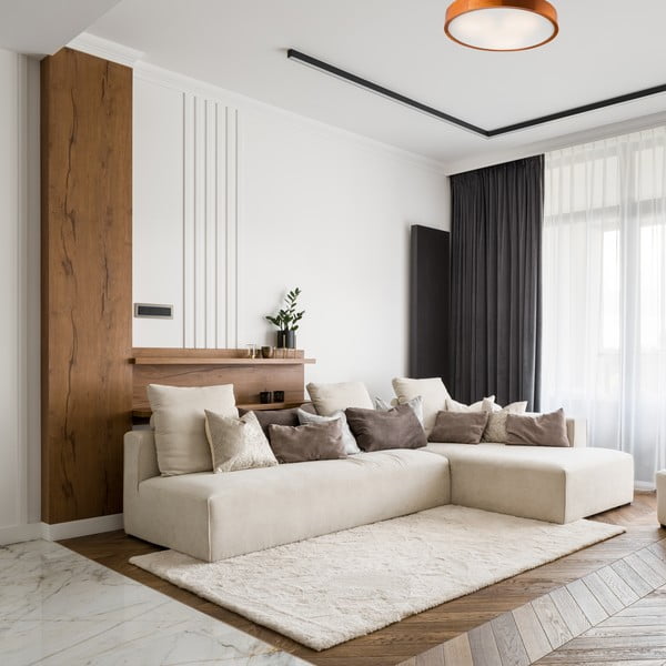 Lubinis šviestuvas konjako rudos spalvos ø 47 cm su stiklo gaubtu Eveline – LAMKUR-image-2