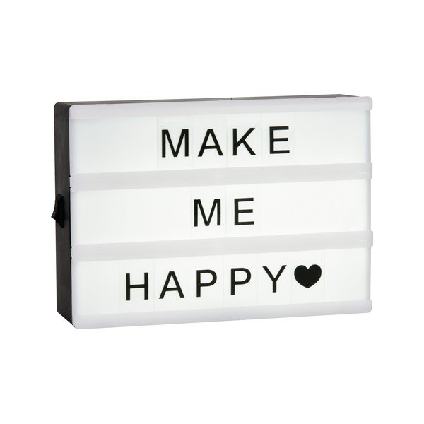 Baltos spalvos šviečianti dekoracija reikia baterijų – Hilight-image-1