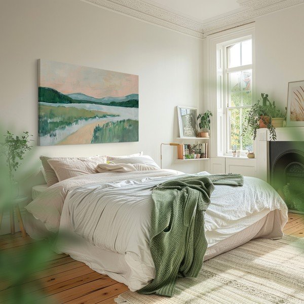 Paveikslas 70x100 cm Gouache Lake – Styler-image-2