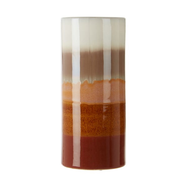 Smėlio rudos spalvos akmens masės vaza Premier Housewares Sorrell, 30 cm aukščio