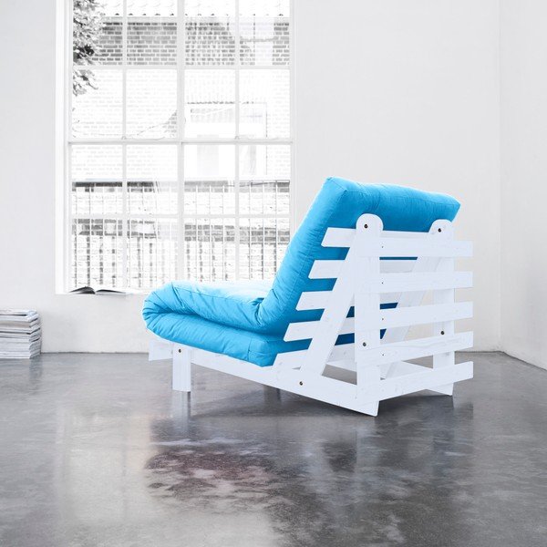 Kintamas fotelis "Karup Roots White/Horizon Blue-image-1