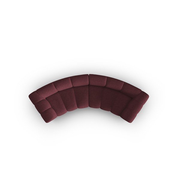 Sofa bordo spalvos 322 cm Lupine – Micadoni Home-image-4