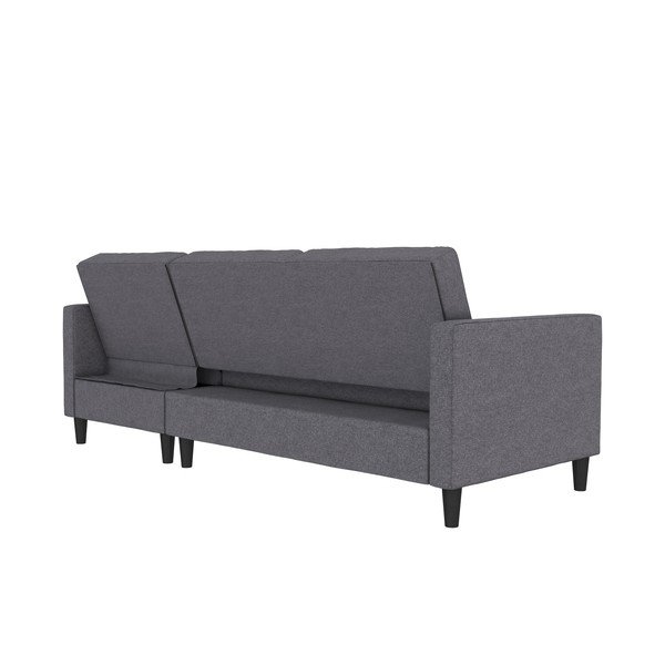 Sulankstoma kampinė sofa pilkos spalvos Presley – Støraa-image-3