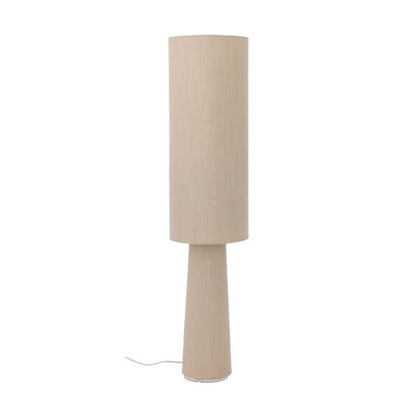 Pastatomas šviestuvas natūralios spalvos (aukštis 120 cm) su tekstiliniu gaubtu Emmie – Bloomingville