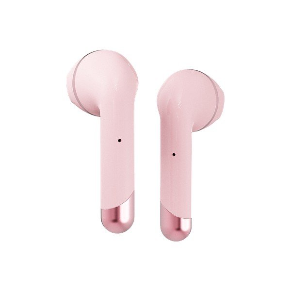 Rožiniai belaidžiai klausos aparatai Happy Plugs Air 1 Plus-image-1