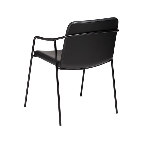 Juoda valgomojo kėdė iš dirbtinės odos DAN-FORM Denmark Boto-image-3