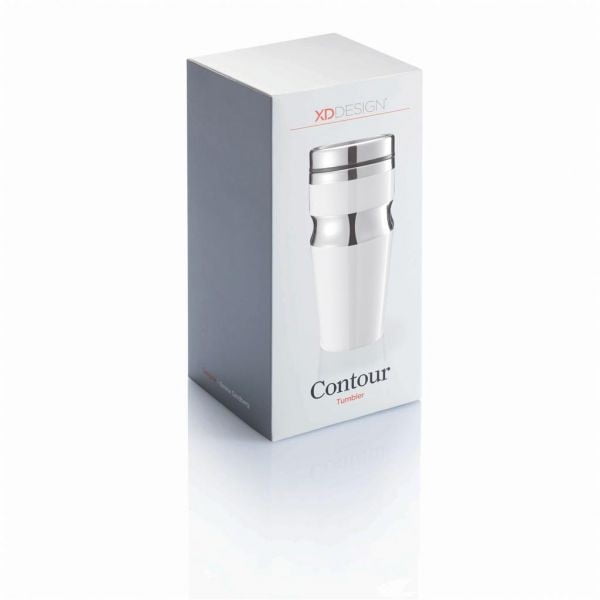 Baltas termo puodelis XD Design Contour, 350 ml-image-2