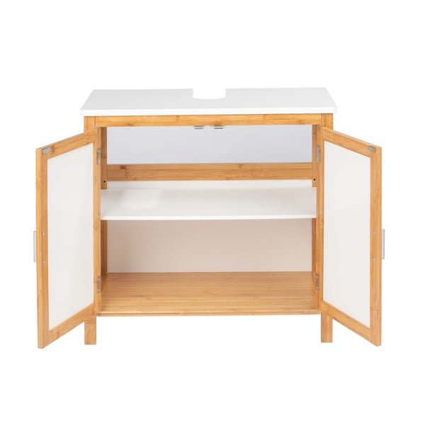 Bambukinė vonios spintelė Wenko Finja-image-2