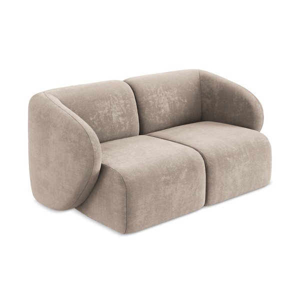 Šviesiai rudos spalvos sofa iš šenilinio audinio 174 cm Lani – Makamii-image-2