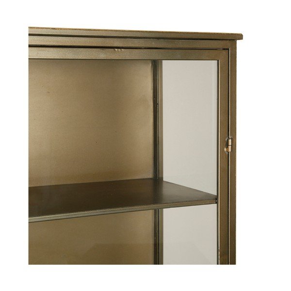 Aukso spalvos metalinė vitrina 47,5x170 cm Dagenham - Côté Table-image-3