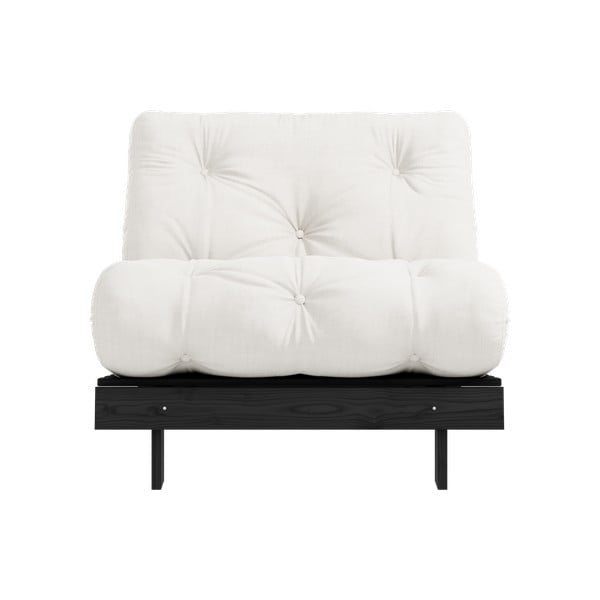 Krėslas kreminės spalvos Roots Black Night – Karup Design-image-3