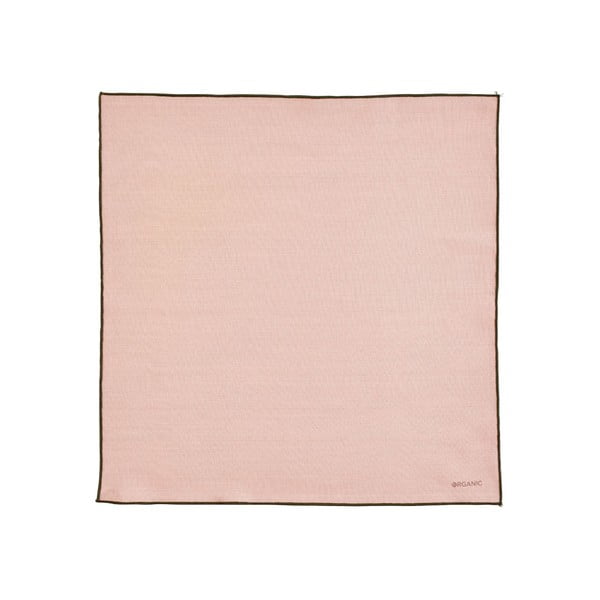 2 rožinių medvilninių servetėlių rinkinys Södahl Organic, 50 x 50 cm