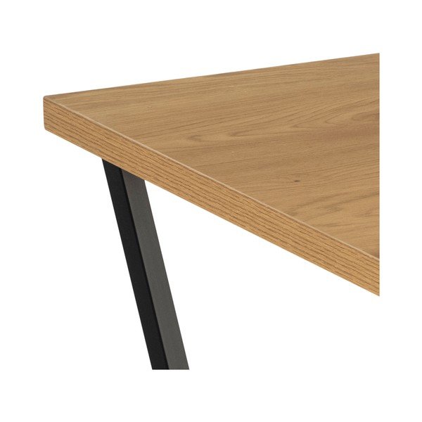 Konferencijų stalas su laukinio ąžuolo apdaila Acton Amble, 75 x 75 cm-image-4