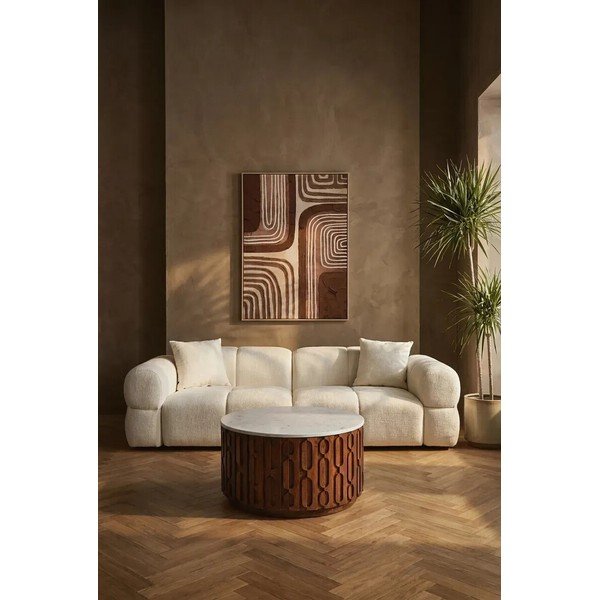 Iš audinio didelio formato sieninė dekoracija Astratto – Premier Housewares-image-2