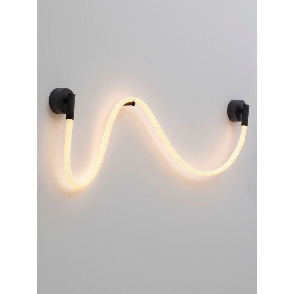 Baltos spalvos/matinės juodos spalvos iš plieno sieninė lempa LED Ilane – Nova Luce-image-2