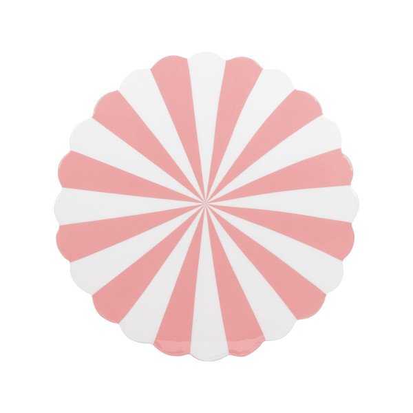 Iš metalo apvalios formos šoninis stalas ø 40 cm Candy Swirl – Leitmotiv-image-1