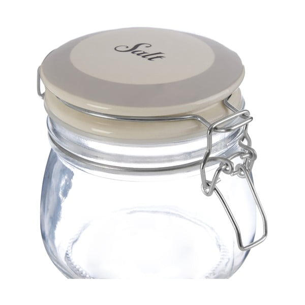 Iš stiklo  maisto laikymo indas druskai Grocer – Premier Housewares-image-4