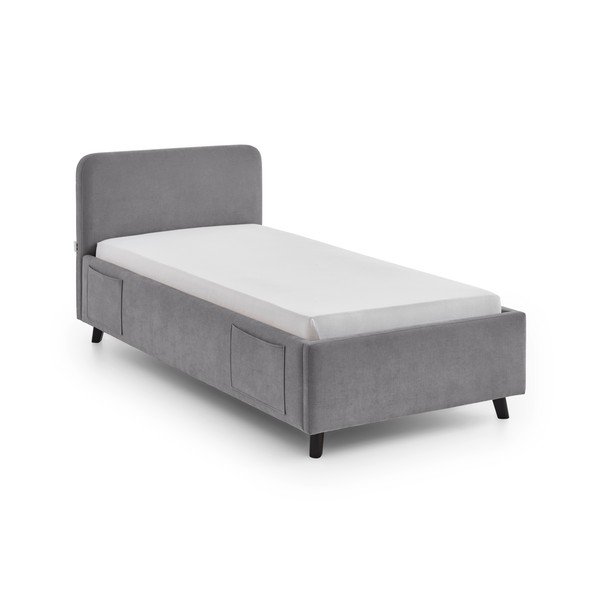 Pilkos spalvos vaikiška lova be grotelių 90x200 cm Cosy – Meise Möbel-image-4