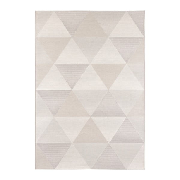 Kreminės ir smėlio spalvos kilimas, tinkamas naudoti lauke Elle Decor Secret Sevres, 140 x 200 cm