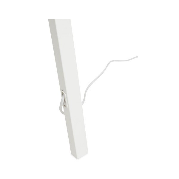 "Kokoon Trivet" grindų lempa su balta struktūra ir pilku atspalviu-image-3