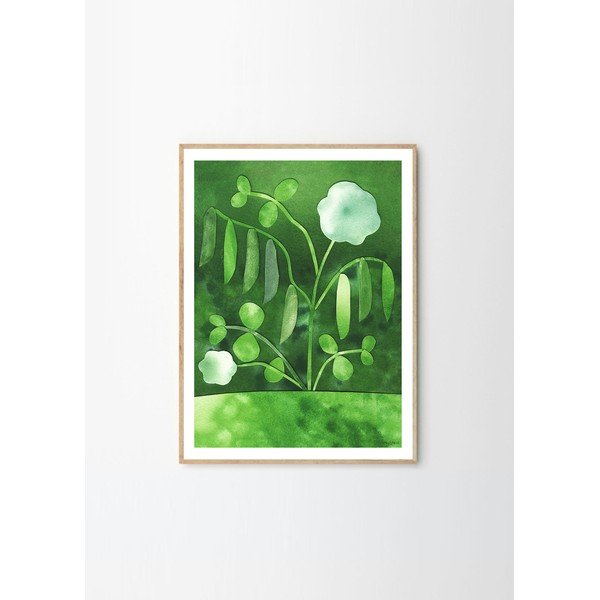 Plakatas 50x70 cm Peas in Bloom – Anna Ravn Bjørn – The Poster Club-image-3